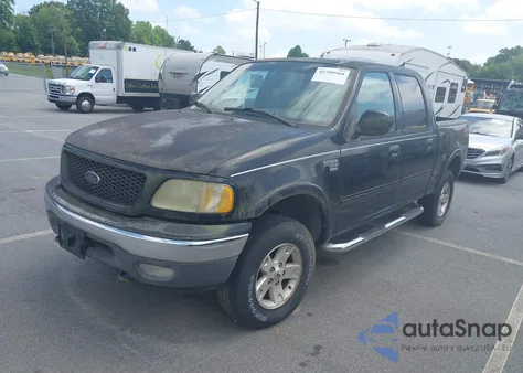 2002 Ford F-150 Lariat/Xlt из США, поврежденный, VIN 1FTRW08LX2KB72869